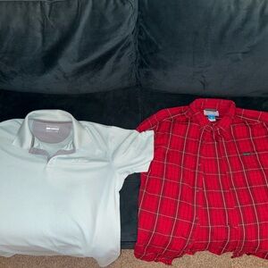 Men’s Medium Columbia shirts
